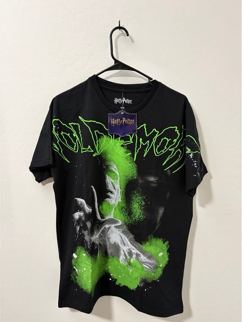 New vintage style AOP Harry Potter Voldemort Shirt - Mens size medium